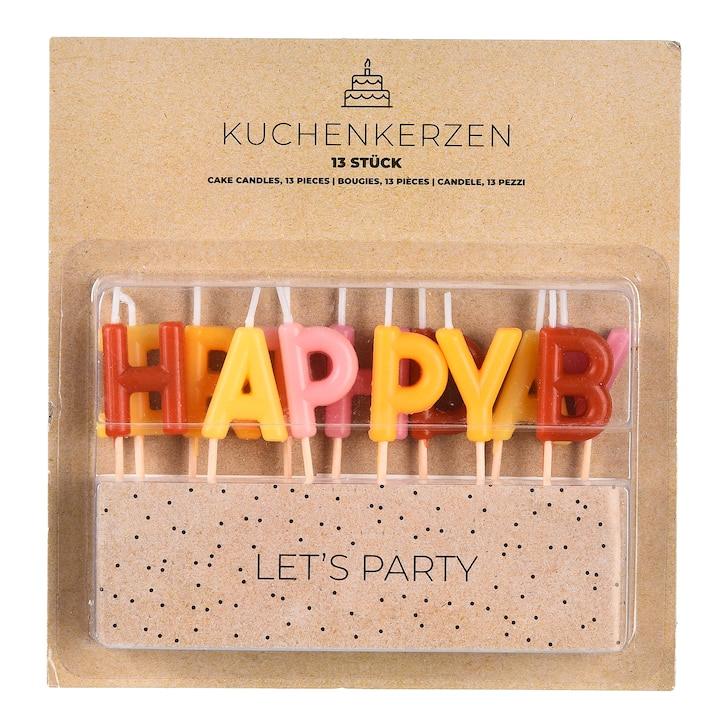 Kuchenkerzen-Set Birthday