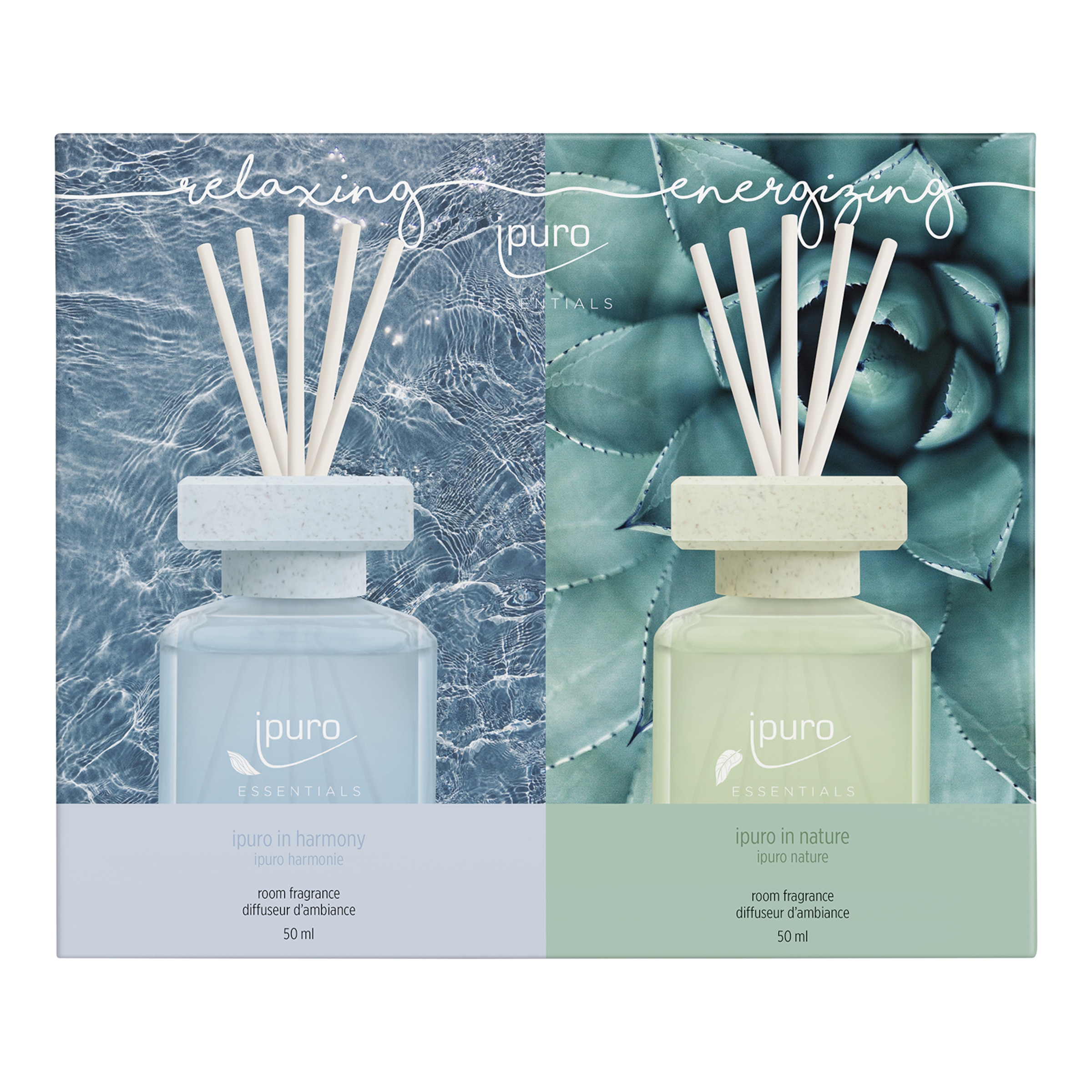 ESSENTIALS ipuro sensual & gentle layering room fragrance set
