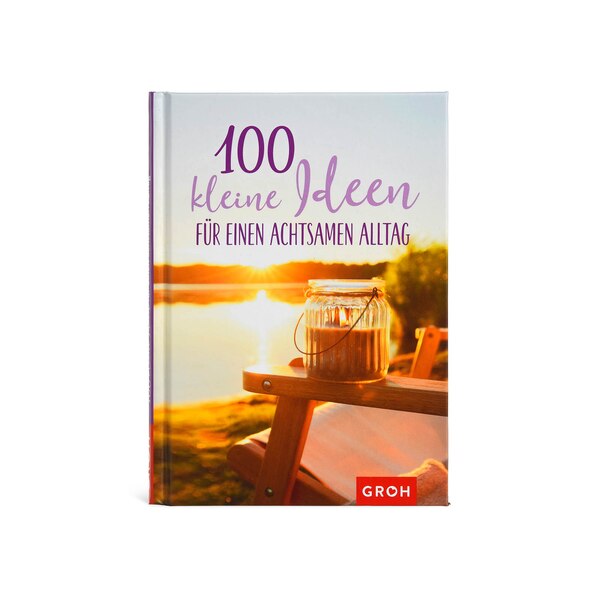 Buch 100 kleine Ideen für einen achtsamen Alltag, gelb