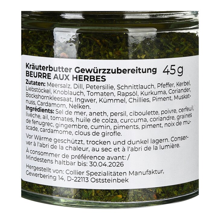 Gewürzmischung Kräuterbutter