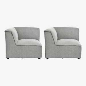2-Sitzer Sofa-Elemente-Set Leona