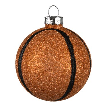 Glas-Baumschmuck Basketball