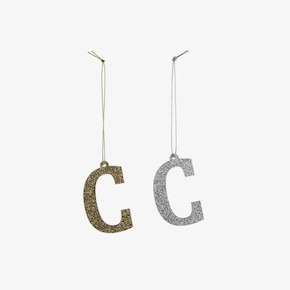Decoratieve hanger monogram C