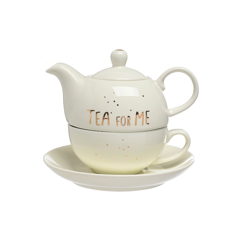 Teekanne Tea for One mit Tasse & Untertasse