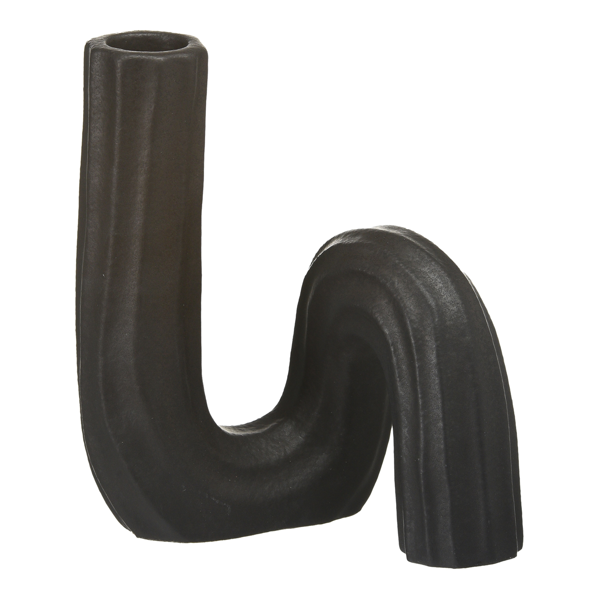 Stabkerzenhalter CURL ca.H15cm, schwarz günstig online kaufen