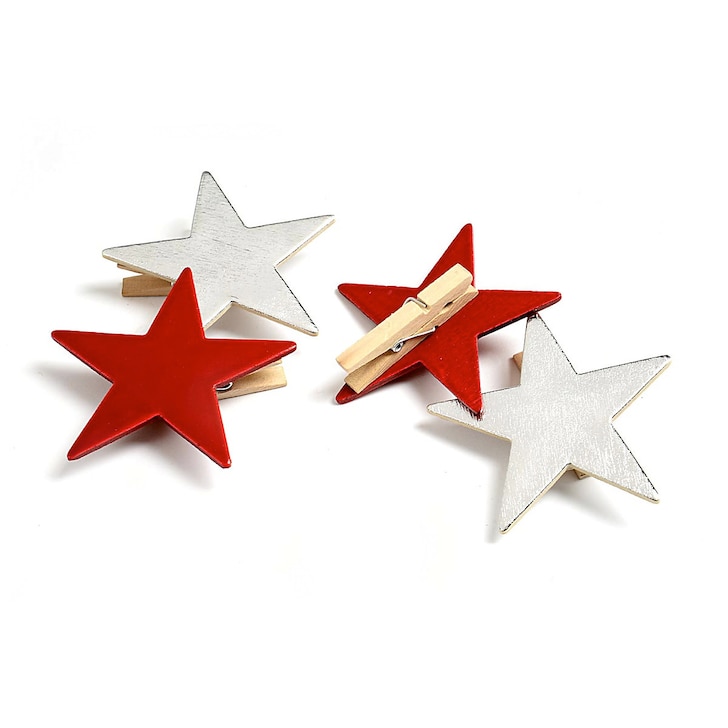 Set d'agrafes décoratives étoile
