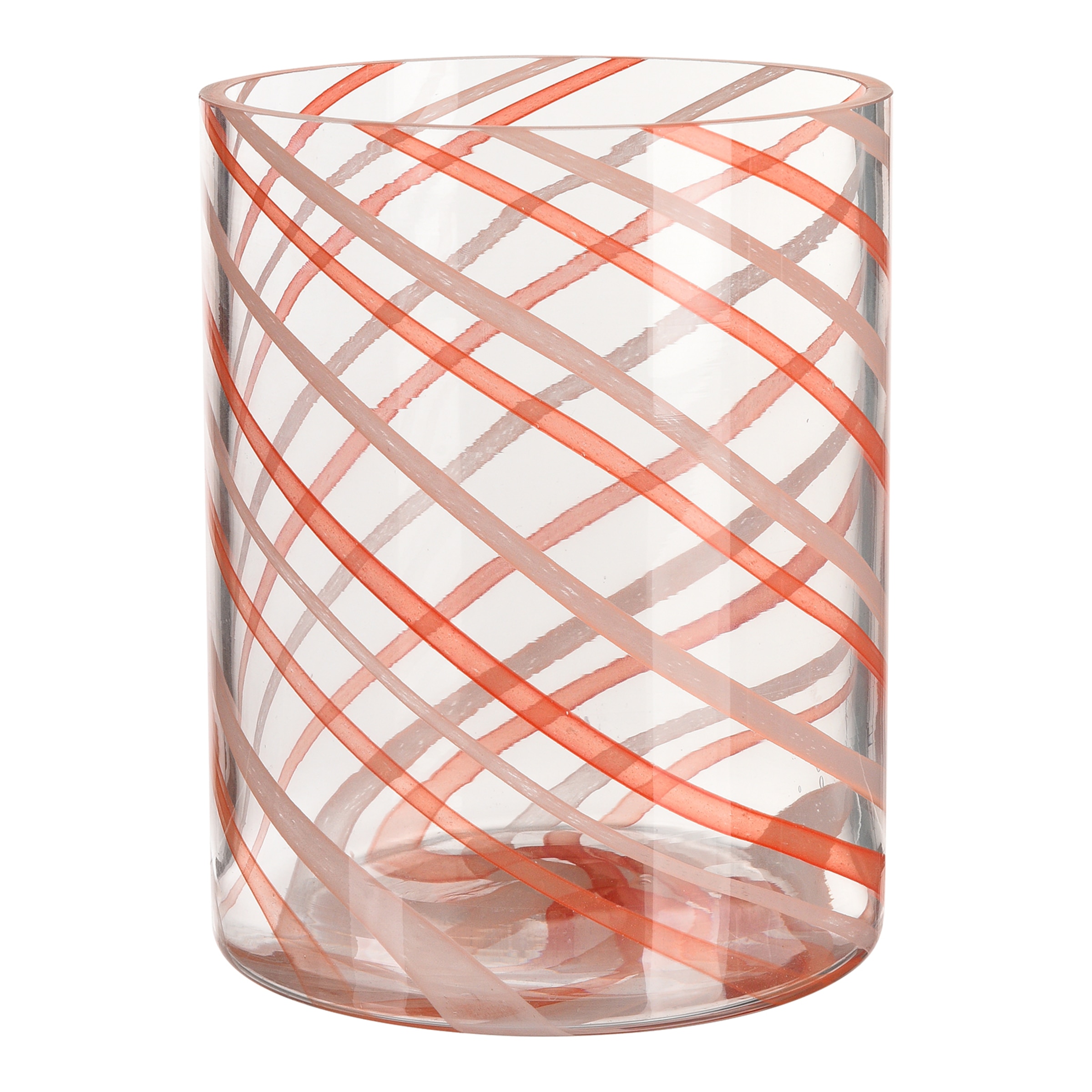 Windlicht SWIRLY ca.15x19cm, orange günstig online kaufen