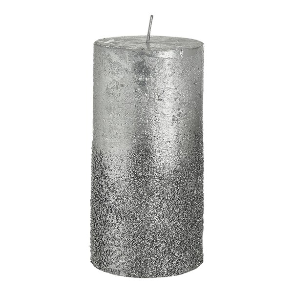 Piliere sviečky metalické granule, striebro