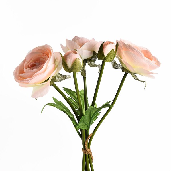 Kunst-Blumenbündel Ranunkel, rosa