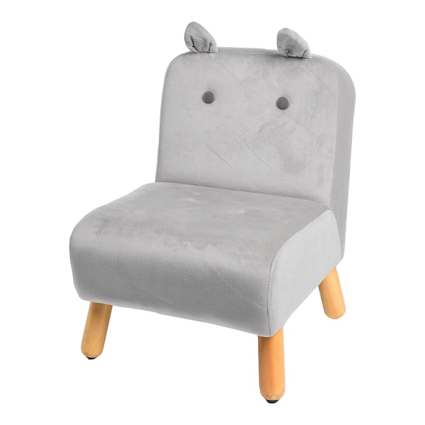 Kinder-Sessel mit Öhrchen, grau
