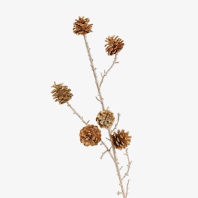 Fleur de tige artificielle Cônes, micacée