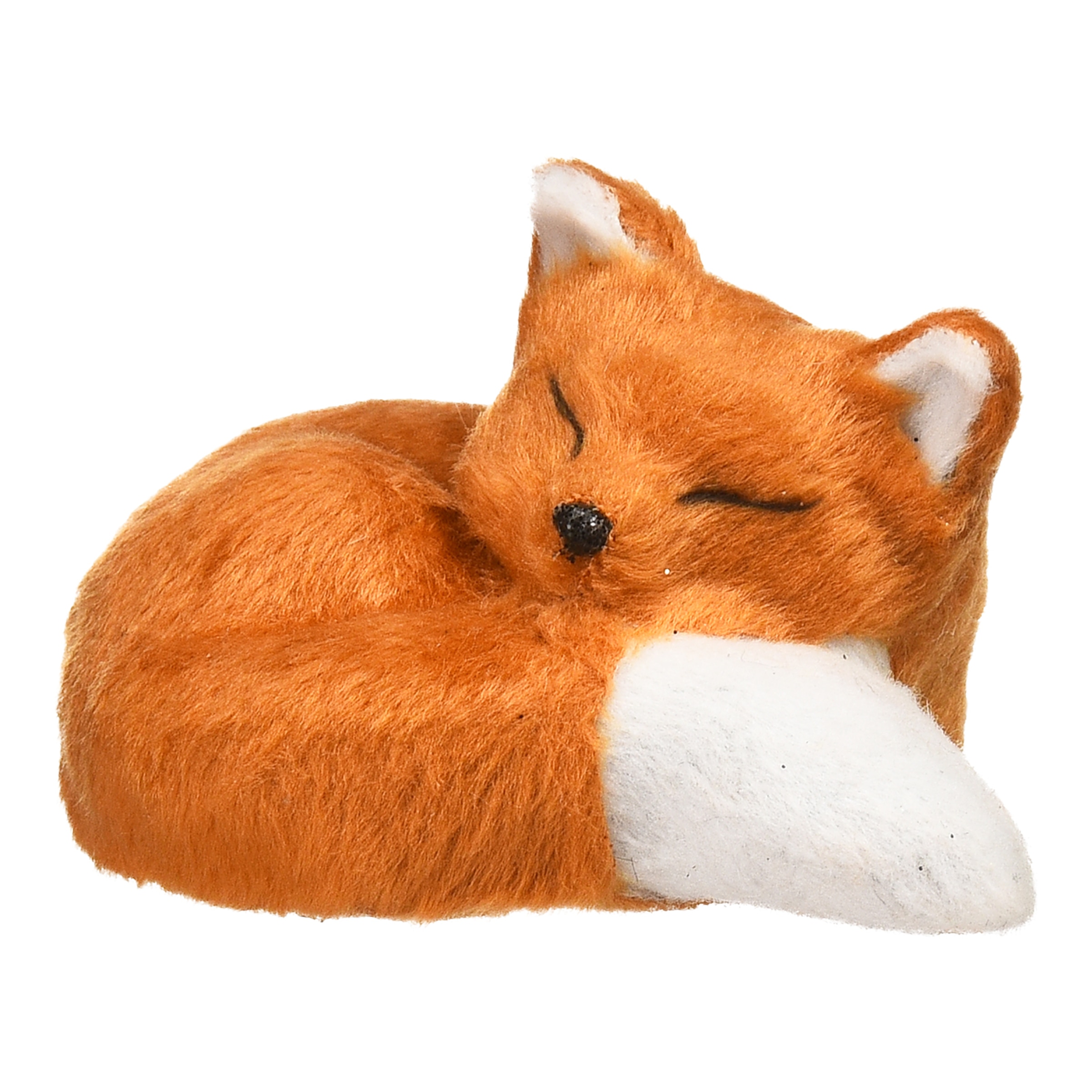 Figurine déco renard couché
