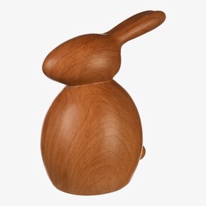 Decoratief figuur konijn hout