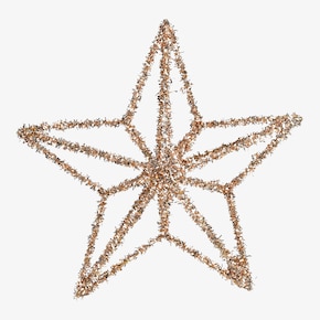 Pendentif décoratif étoile Lametta