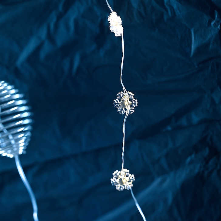 LED-Lichterkette Mini-Schneeflocke