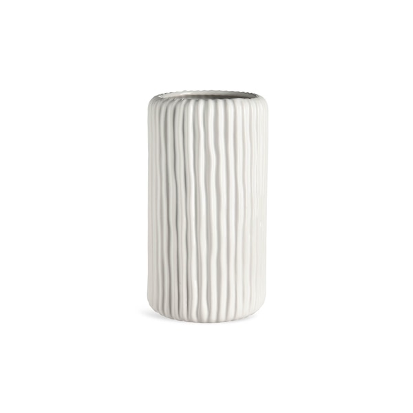 Vase en céramique, blanc