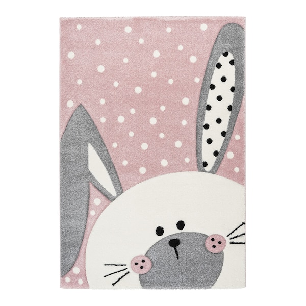 Teppich Hase, pink