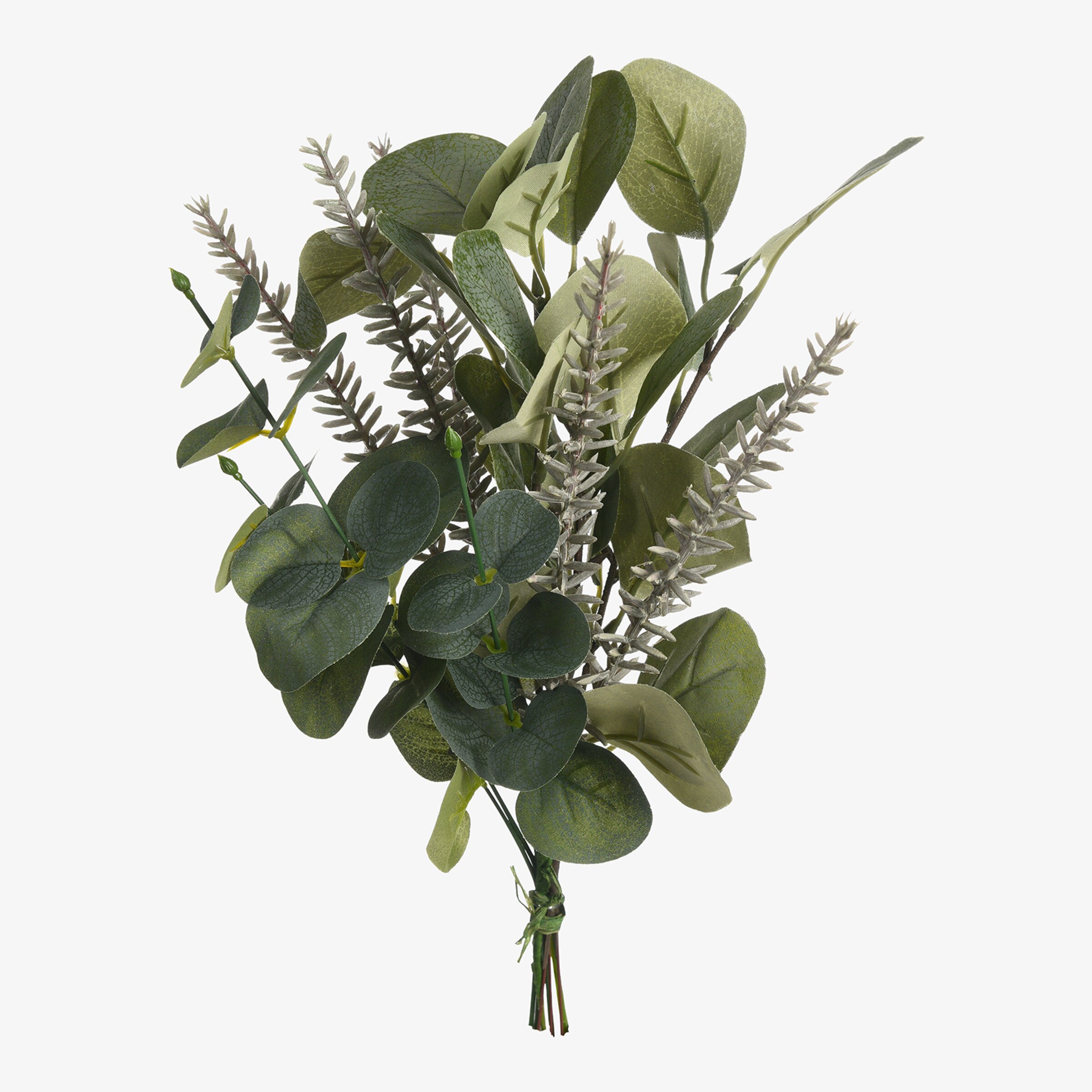 Bouquet de fleurs artificielles Eucalyptus & Romarin