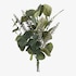 Kunst-Blumenbündel Eukalyptus & Rosmarin grün
