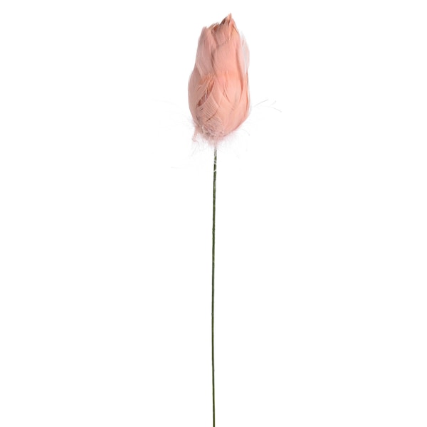 Kunstbloemen Veer Tulp, oud roze