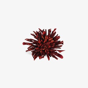 Fleur artificielle scintillante Dahlia sur clip