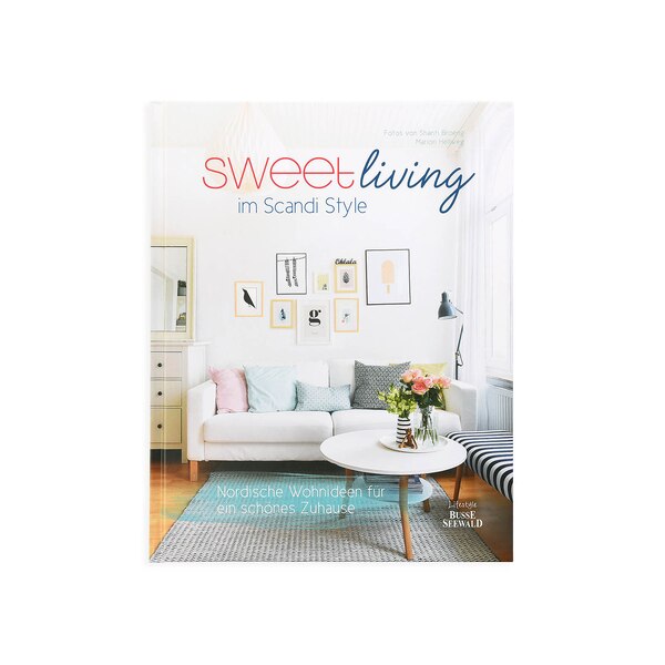 Kniha Sweet Living in Scandi Style, bez farby