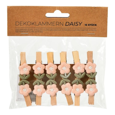 Deko-Klammer-Set Daisy