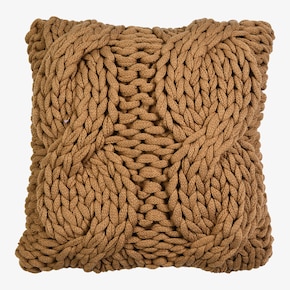 Pletený pletený poťah na vankúš