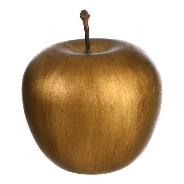 Deko-Objekt Apfel, gold