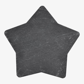 Schiefer-Servierplatte Star