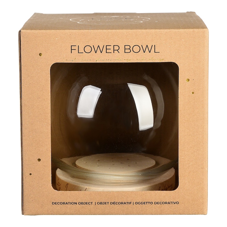 Deko-Objekt Flower Bowl für Trockenblumen