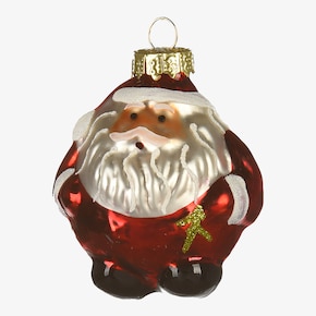 Glazen Boom Ornament Kerstman