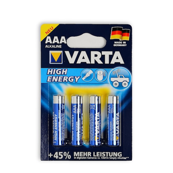 Batterien High Energy AAA, blau