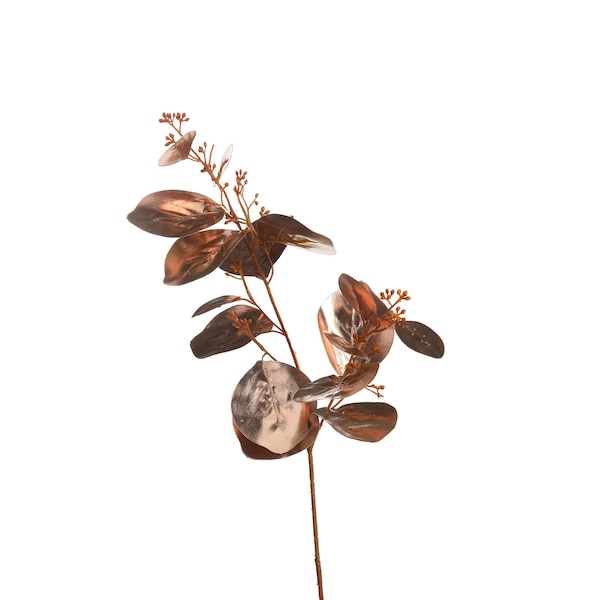Kunst-Stielblume Eukalyptus, roségold