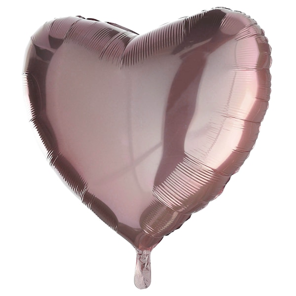 Folienballon Heart, roségold