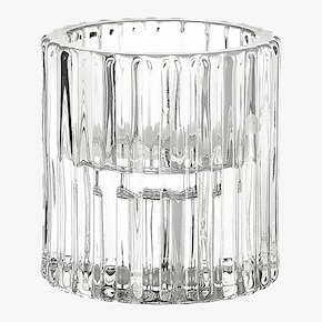 Kerzenhalter 2in1 Glas ca.6x6cm