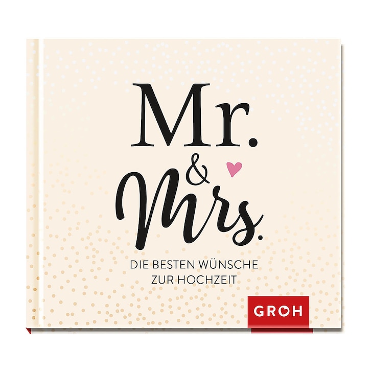 Buch Mr. & Mrs.: Die besten Wünsche zur Hochzeit