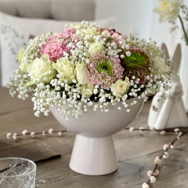 Rêve de fleurs dans un bol décoratif