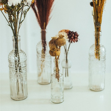Svadobná váza na fľaše