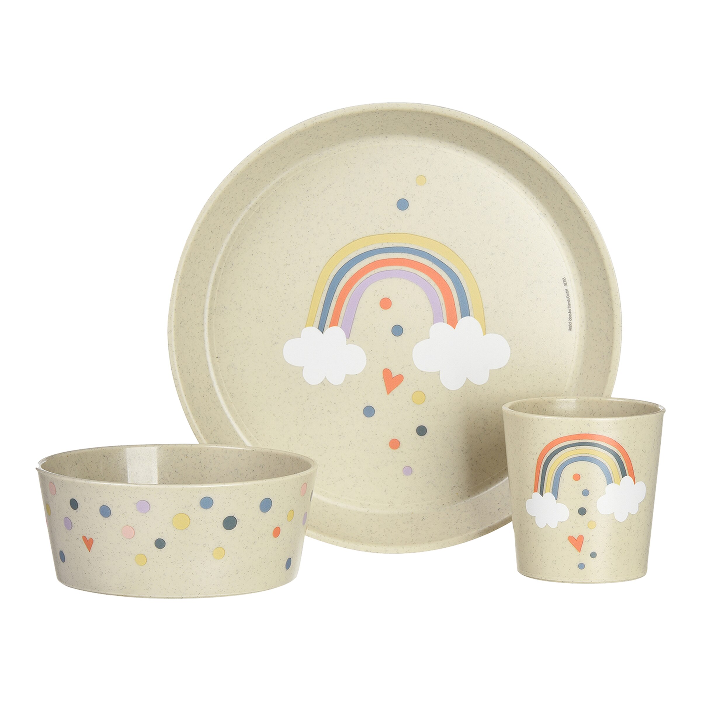 Set de vaisselle pour enfants Rainbow