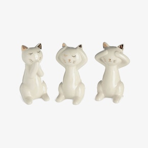 Deko-Figur-Set Katzen