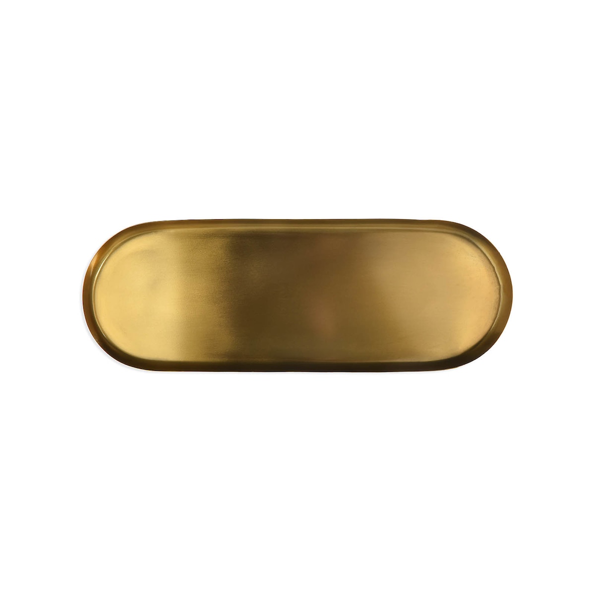 Deko-Tablett gold, L 33 x B 11,5 x H 1,5 cm
