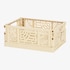 Klappbox S Recycled beige