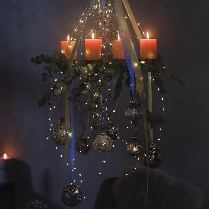 Weihnachts-Kerzenhalter | Silver DEPOT Glam Deko-Set kaufen online