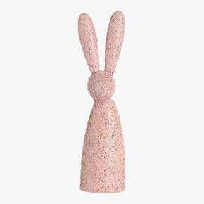 Decoratief figuur konijn glitter