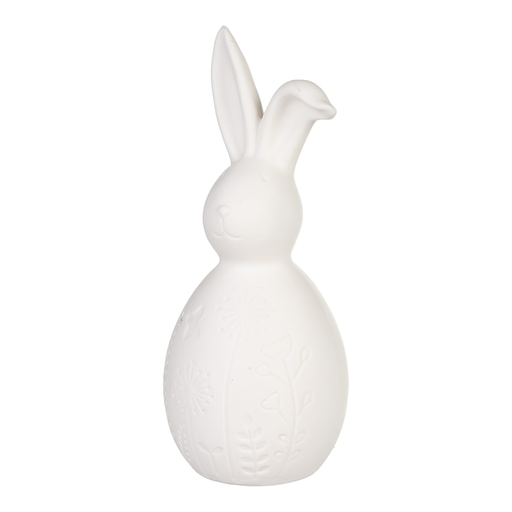 Leuchtobj. Hase FLORAL ca.21cm