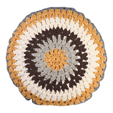 Kissen Crochet Stripe