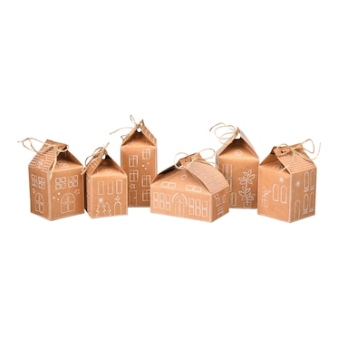 Geschenkbox-Set Lebkuchenhäuschen