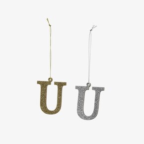 Decoratieve hanger monogram U