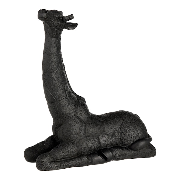 Deko-Figur Giraffe, schwarz